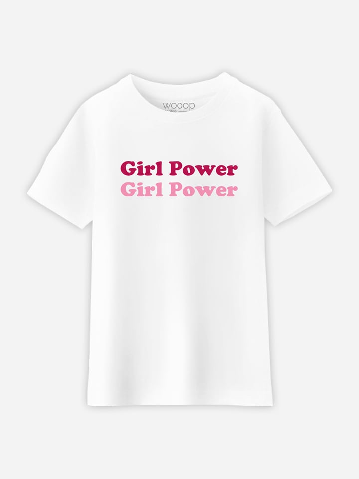 

Футболка Girl Power WOOOP, белый