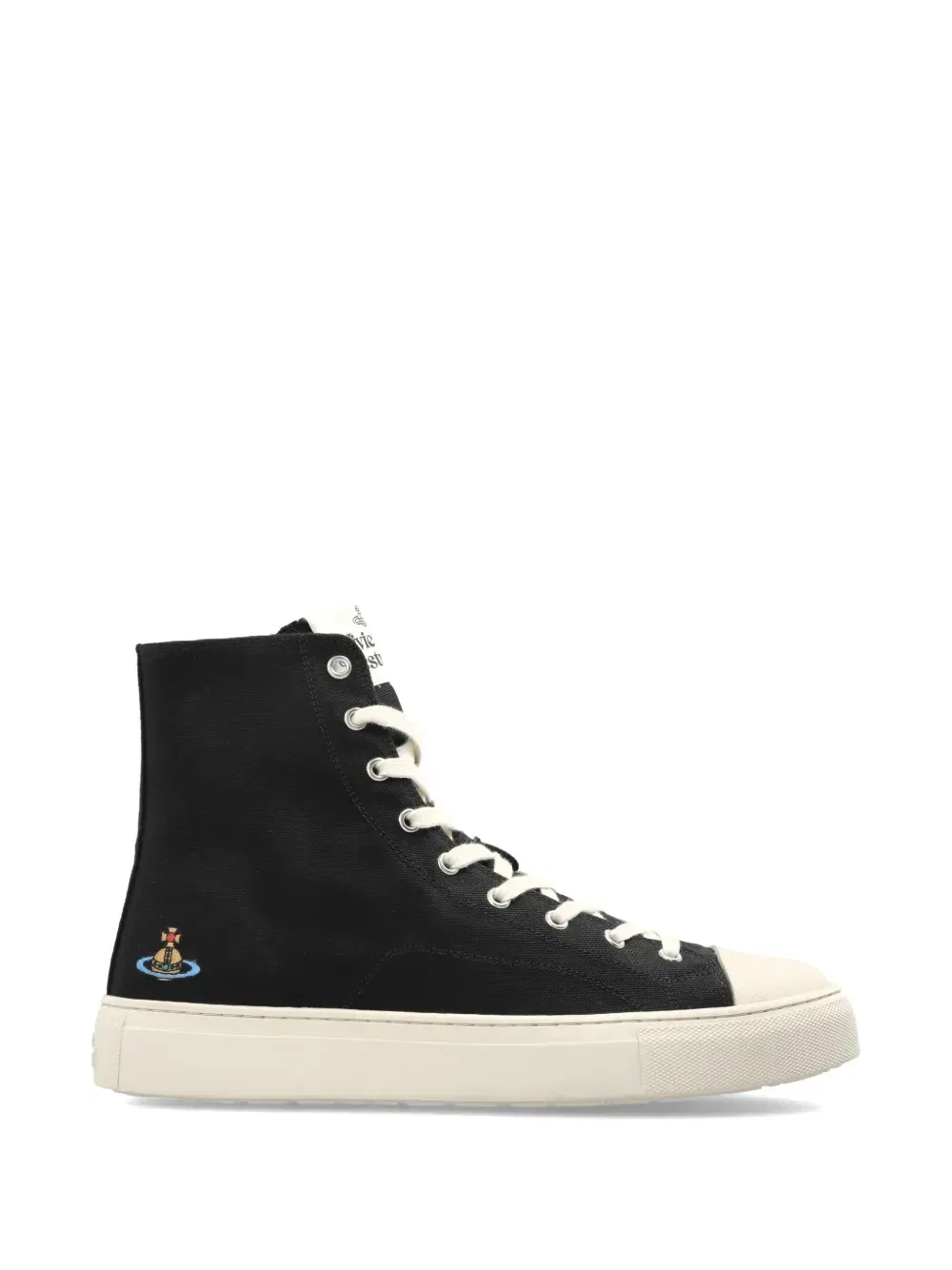 Высокие кеды Plimsoll с вышивкой Vivienne Westwood, черный