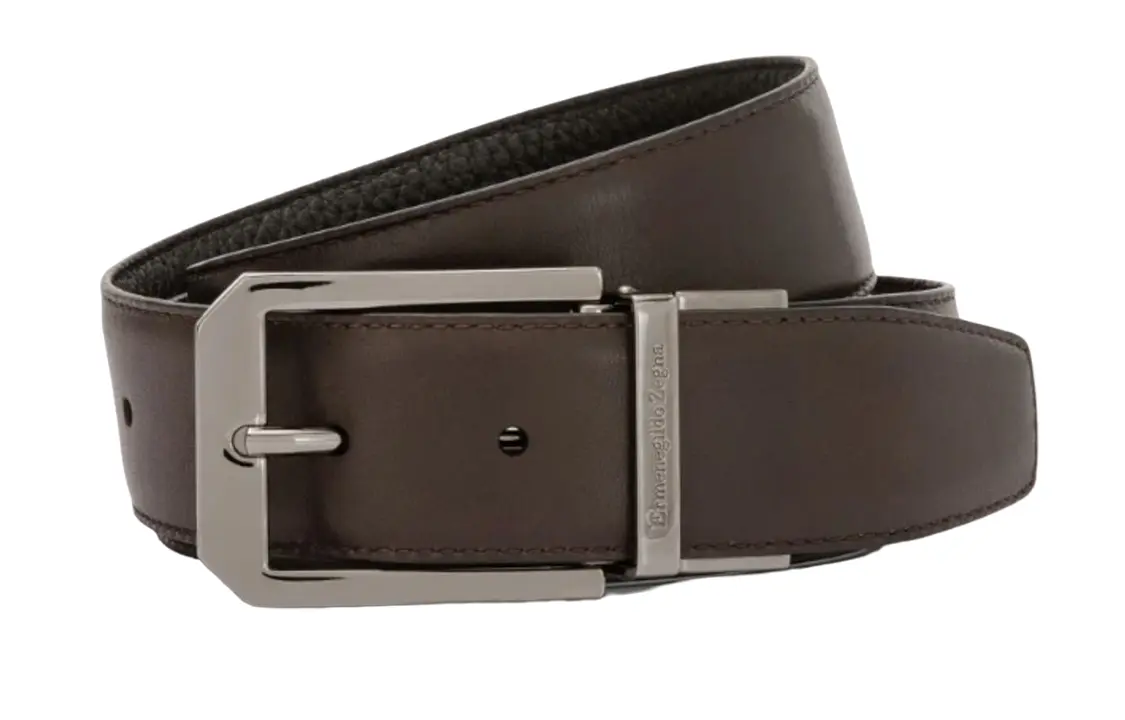 

Ремень Zegna Ruth Reversible Ermenegildo Zegna, коричневый