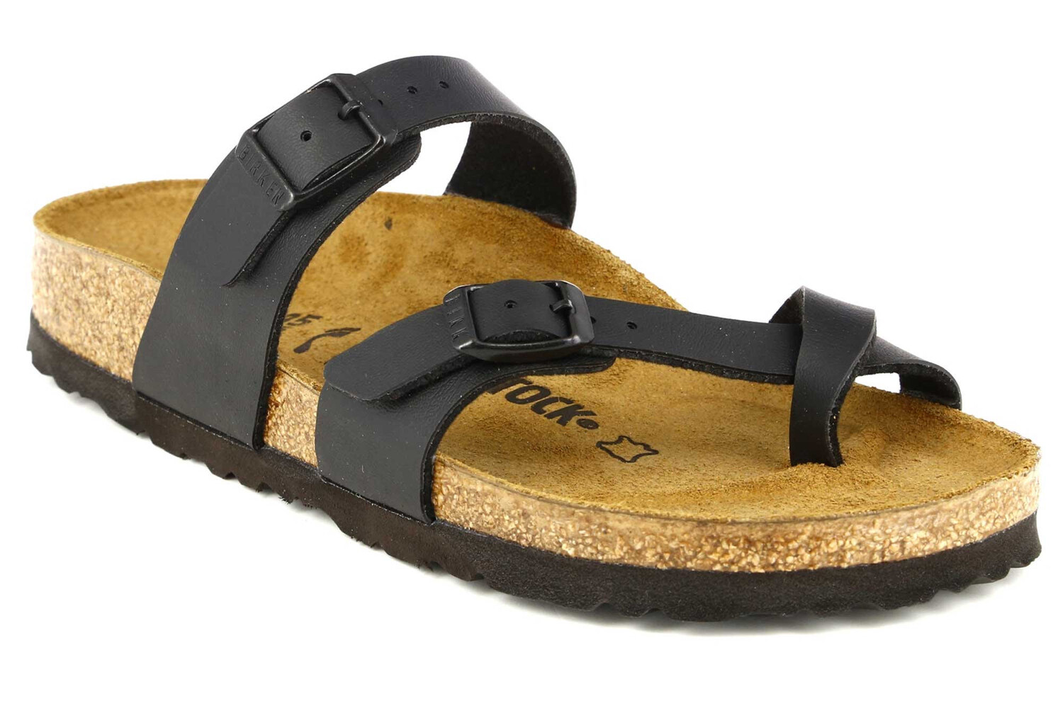 Сандалии Mayari bf на плоской подошве - узкие Birkenstock, черный — фото 2