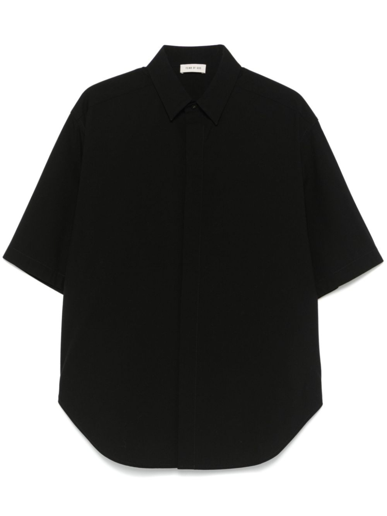 

Fear Of God рубашка оксфорд с короткими рукавами, черный