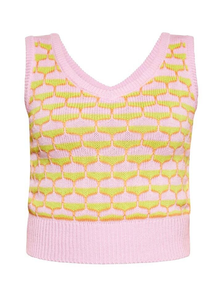 

Свитер-жилет myMo, цвет pink limone orange