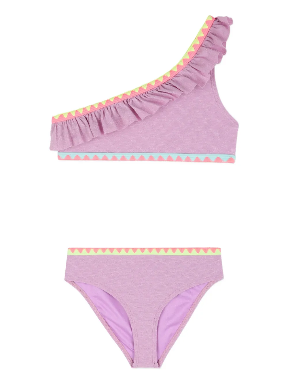 

Бикини на одно плечо с оборками Billieblush, фиолетовый
