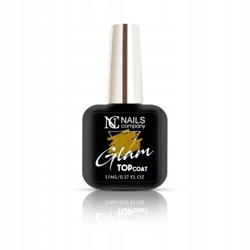 

Гибридный лак Top Glam Coat Gold, 11 мл NC Nails