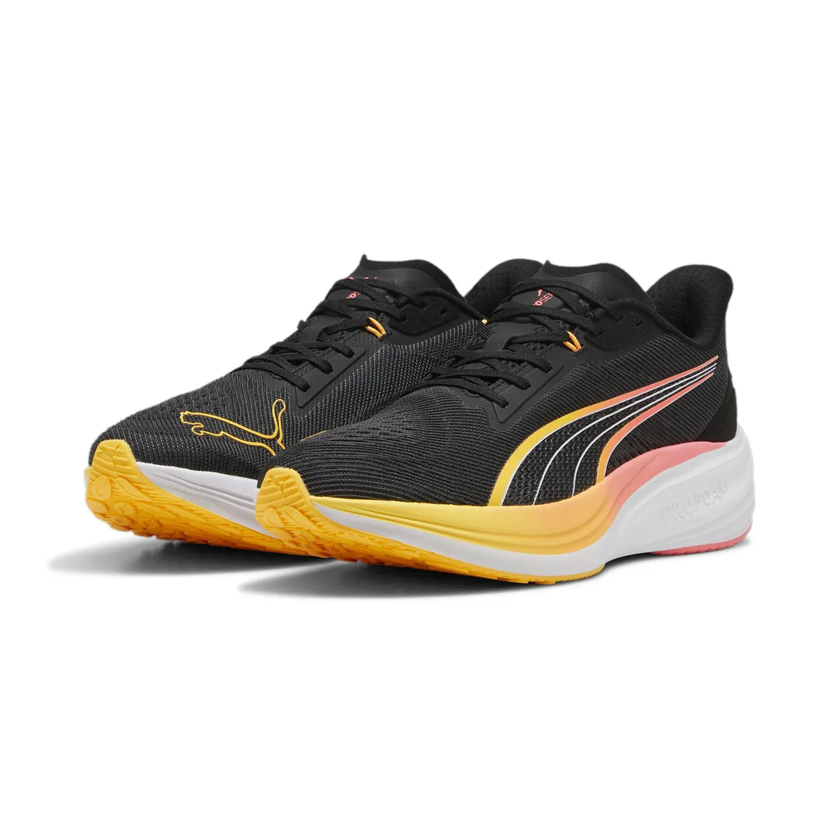

Кроссовки PUMA "DARTER PRO", цвет Puma Black-Sun Stream