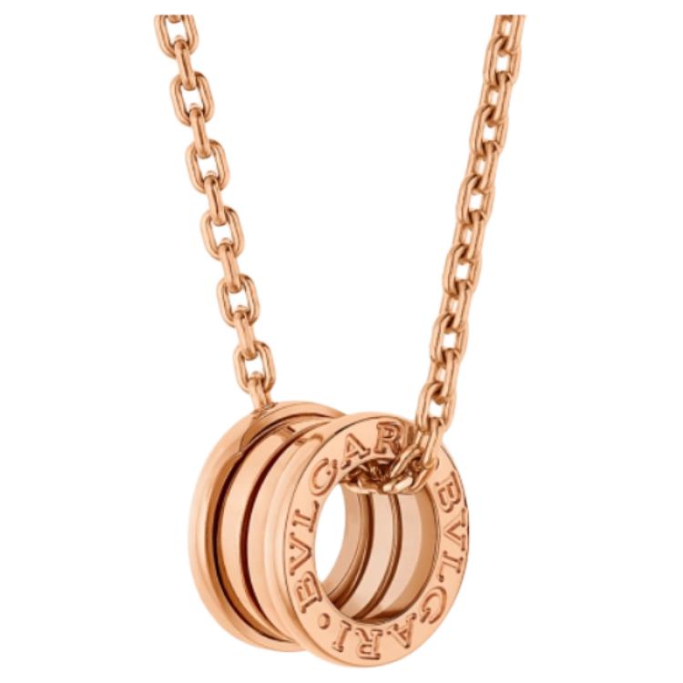 Bvlgari Колье из розового золота 18 карат серии BZero1, унисекс — фото 3