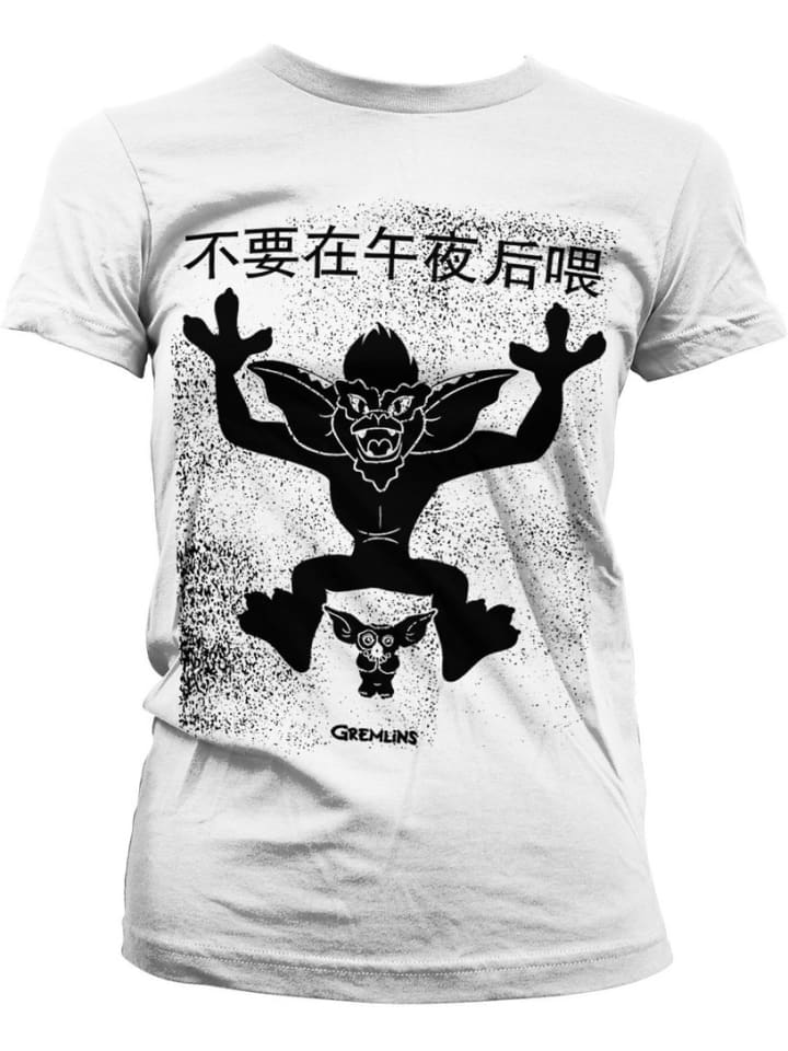 

Футболка Chinese Poster Girly Tee белого цвета Gremlins, Белый, Футболка Chinese Poster Girly Tee белого цвета Gremlins