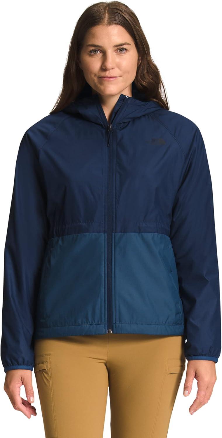 

Женская куртка The North Face Longs Peak комбинированная с кулиской, синий