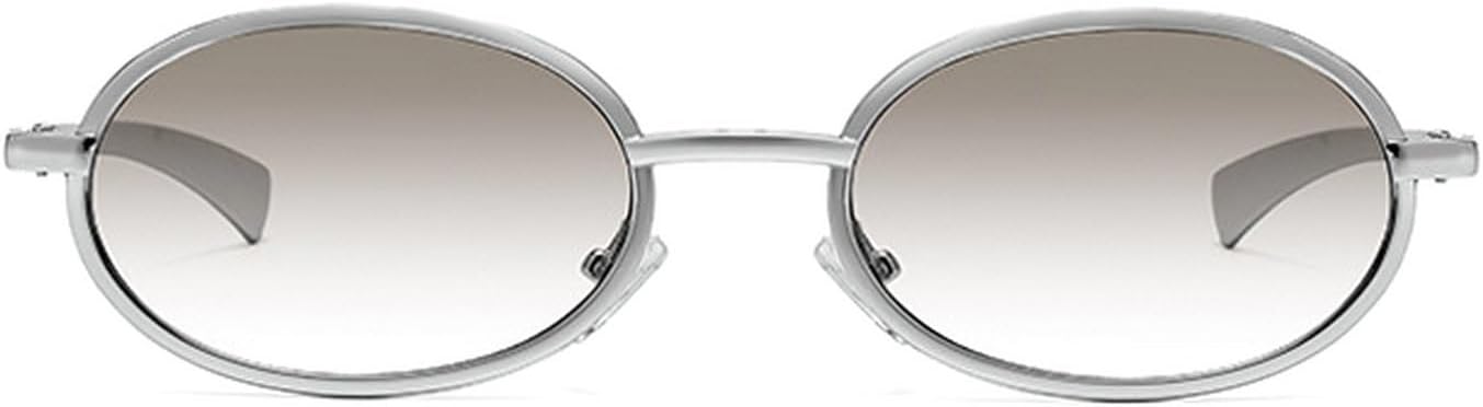 

Солнцезащитные очки Laureles Retro Oval для женщин и мужчин, классические винтажные градиентные очки с защитой от УФ-излучения UV400 и золотистой металлической оправой, C7