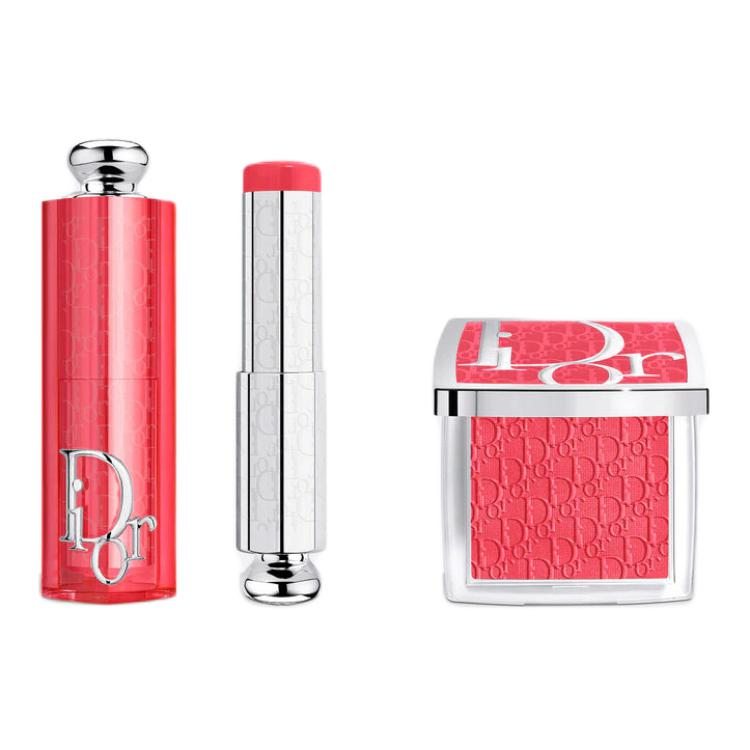 Набор косметики Dior Backstage Rosy Glow: кремовые румяна в стике №001, розовый + румяна для лица №001, розовый — фото 4