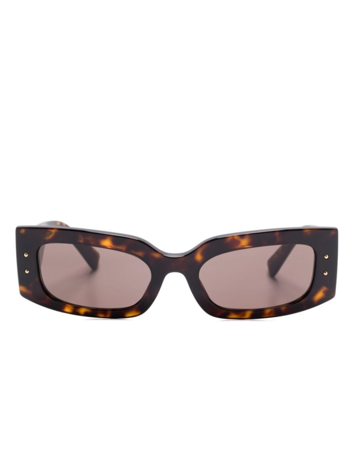 

Солнцезащитные очки в прямоугольной оправе Dolce & Gabbana Eyewear, коричневый