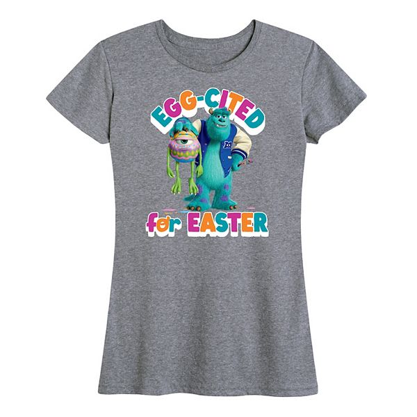 

Футболка с принтом Monsters, Inc для женщин Disney / Pixar, Heather Gray