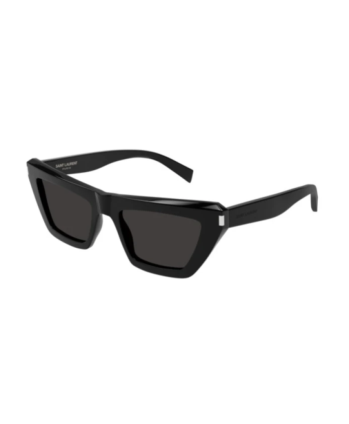 

Яркие солнцезащитные очки «кошачий глаз» sl467 001 Saint Laurent, черный