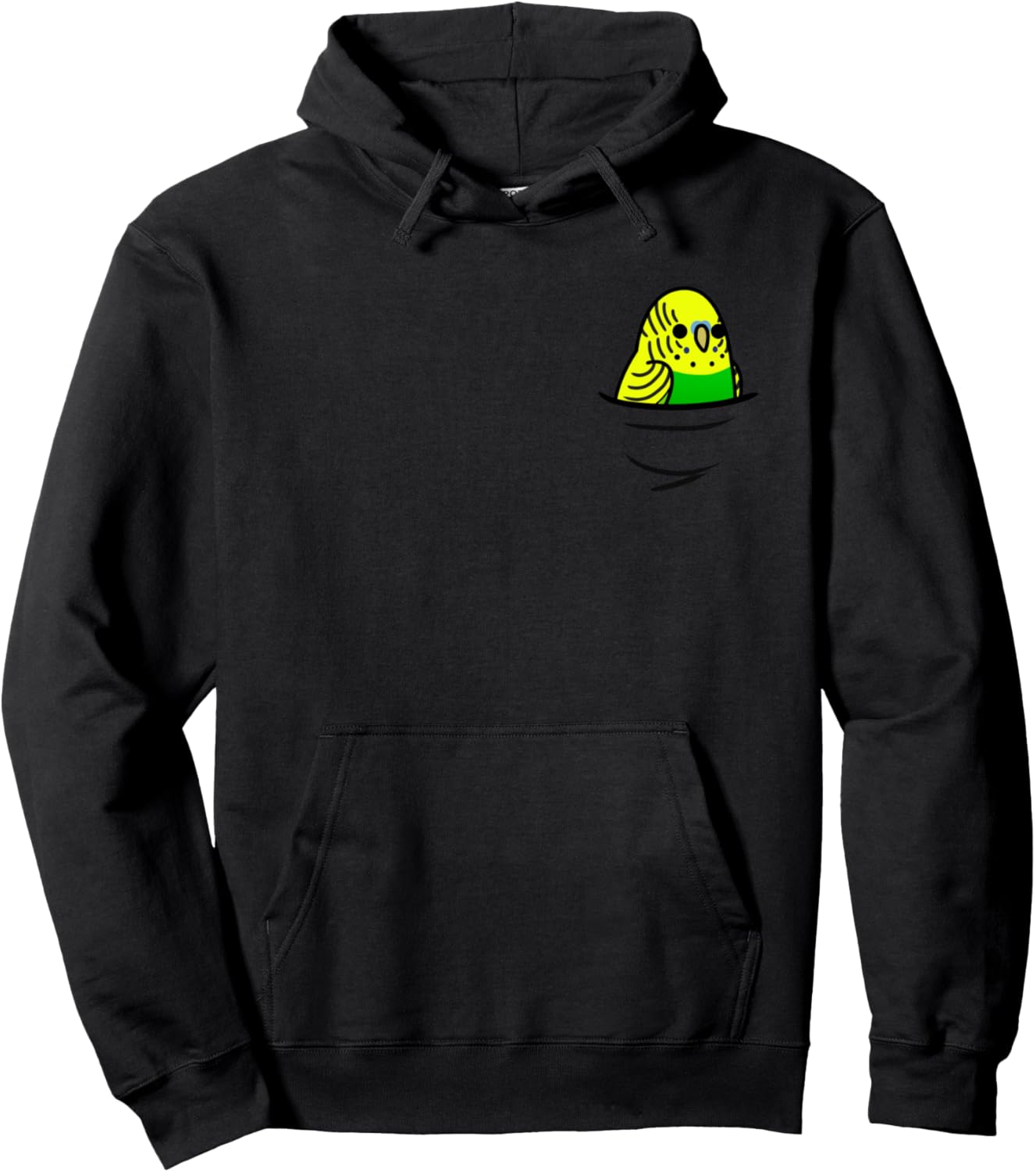 

Слишком много птиц! Толстовка Bazzy Yellow Green Quinco Too Many Birds! Apparel, черный