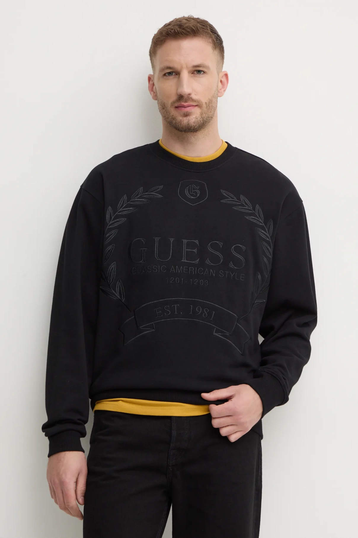 

РОЙ толстовка Guess, черный