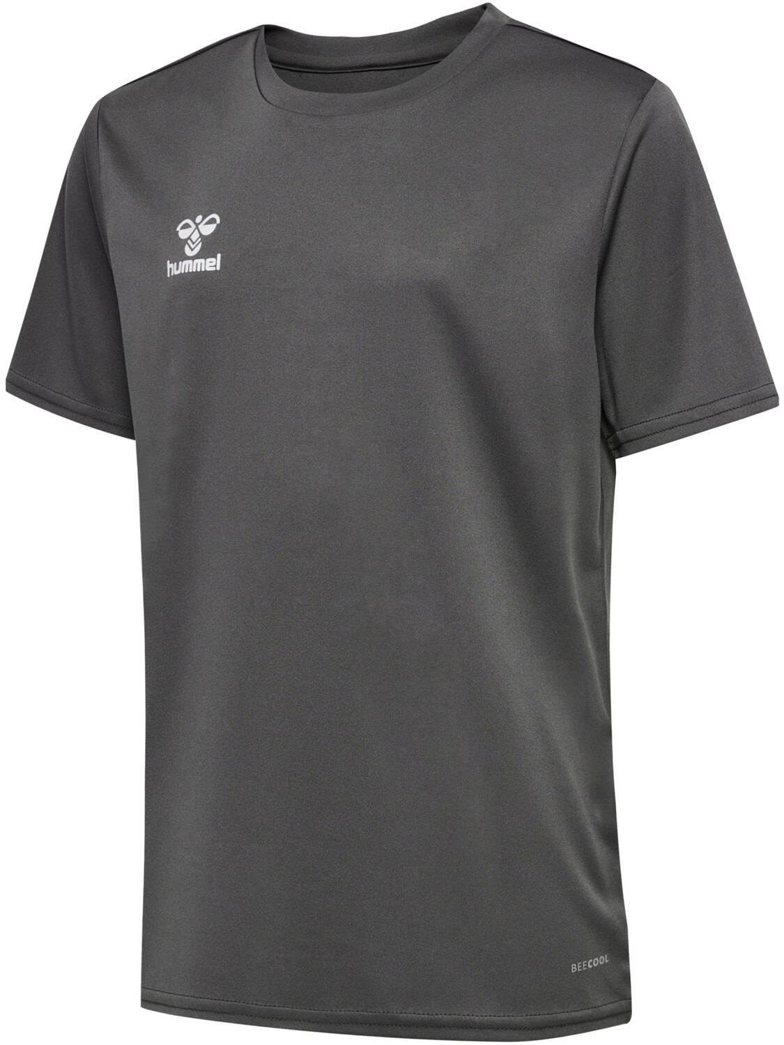 Футболка Hummel S/S Hmlessential Jersey S/S Kids, цвет STEEL GRAY — фото 4
