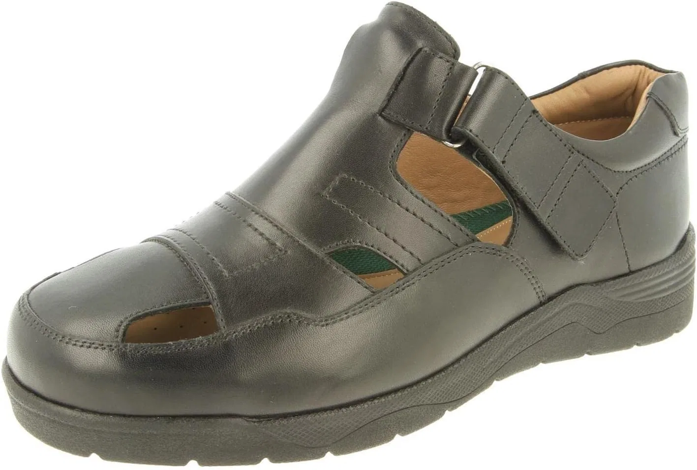 Db Shoes (80223A Классические сандалии Barney с застежкой-липучкой, размер 6V, черный, размер от 9 до 14)