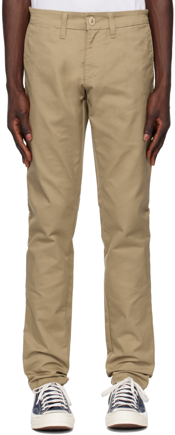 

Бежевые брюки Сид Carhartt Work In Progress