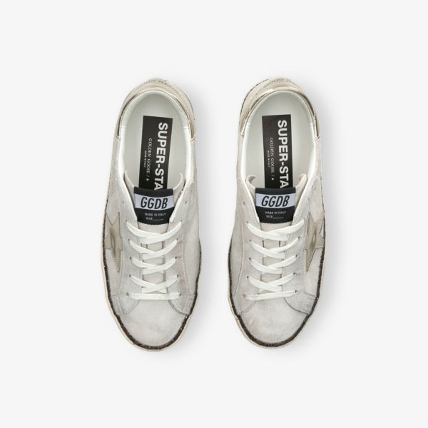 Кроссовки женские Golden Goose Ball Star замшевые, серый — фото 3