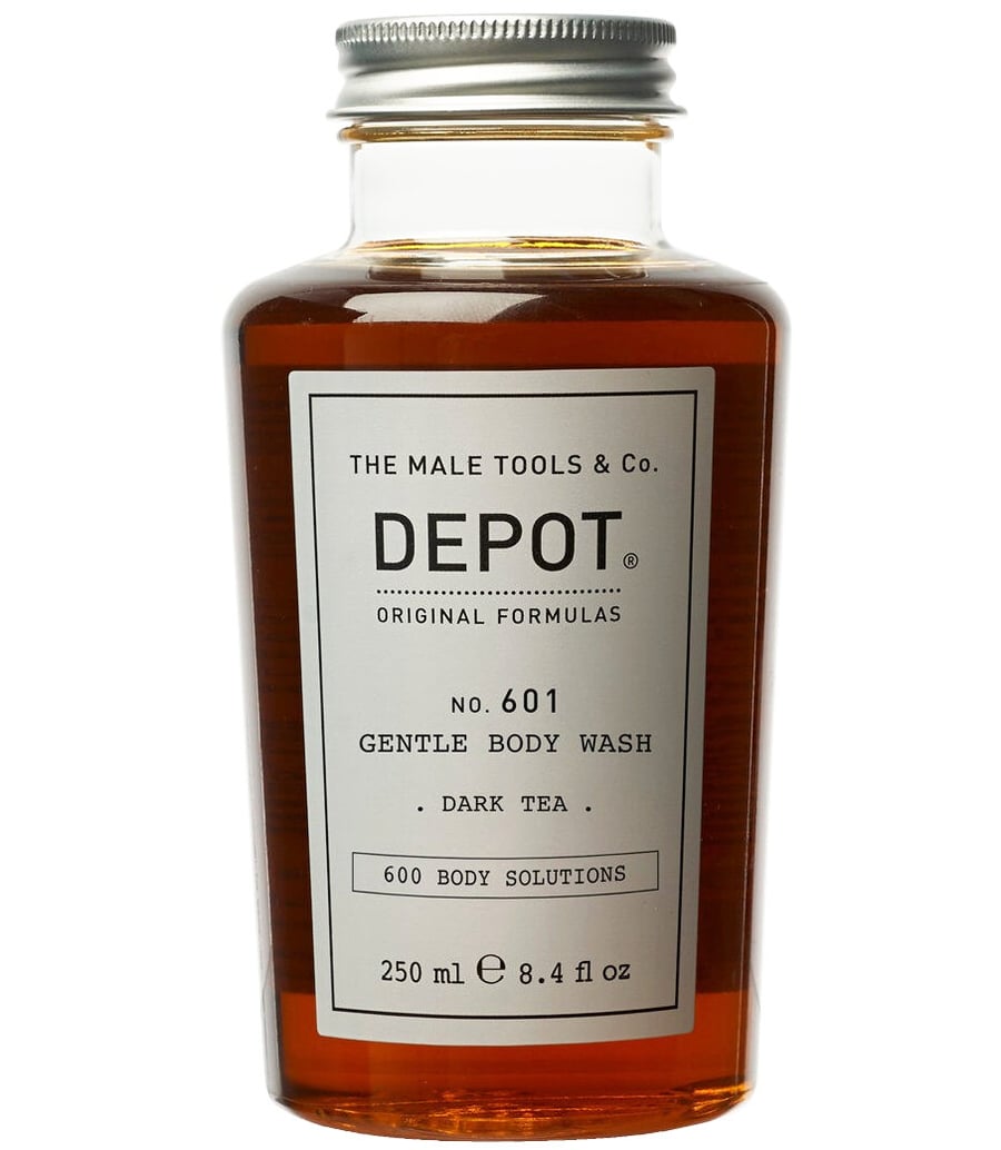 

Depot 601, Нежно очищающий гель для душа с ароматом черного чая, 250 мл