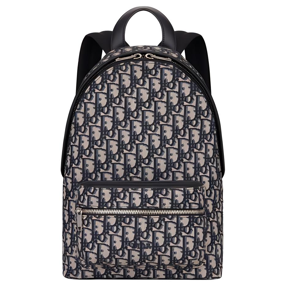 

DIOR Рюкзак Canvas With Leather для детей, бежевый и синий