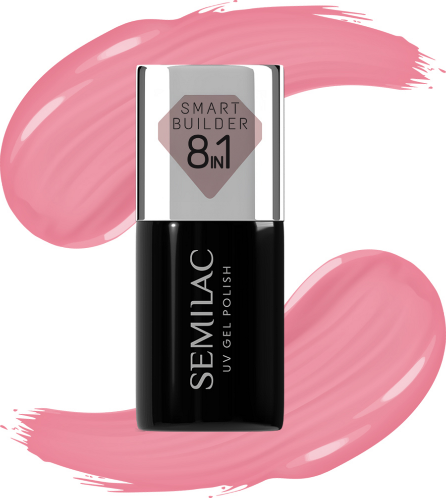 

УФ-лак для ногтей Semilac 8in1 UV Nagellack Smart Builder Pastel Pink