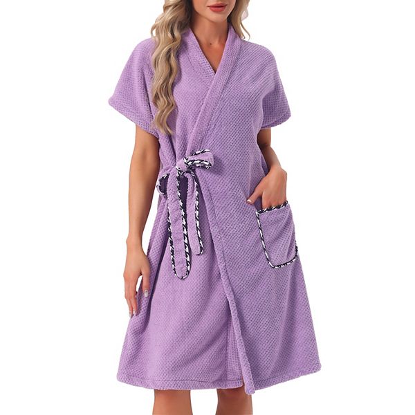 

Женский банный халат-полотенце с карманами Inspire Chic, Purple