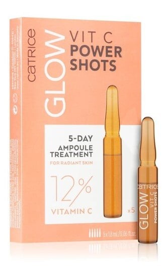 

Сыворотка для лица 5х1,8 мл. Catrice Glow Vit C Power Shots