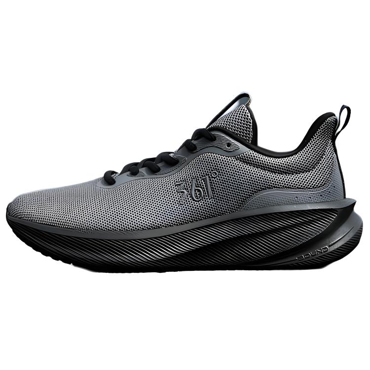 

361° Мужские кроссовки для бега и повседневной носки Cushioning Breathable Lightweight Low top серо-черные