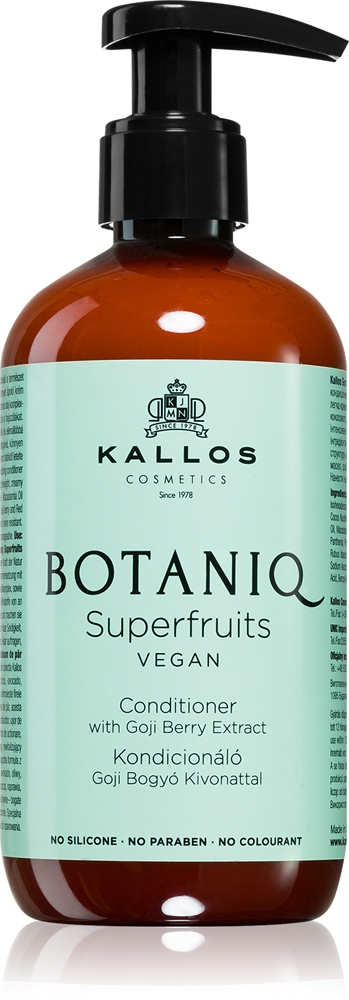 

Укрепляющий кондиционер Botaniq Superfruits с растительными экстрактами, без сульфатов и парабенов Kallos, 300 мл