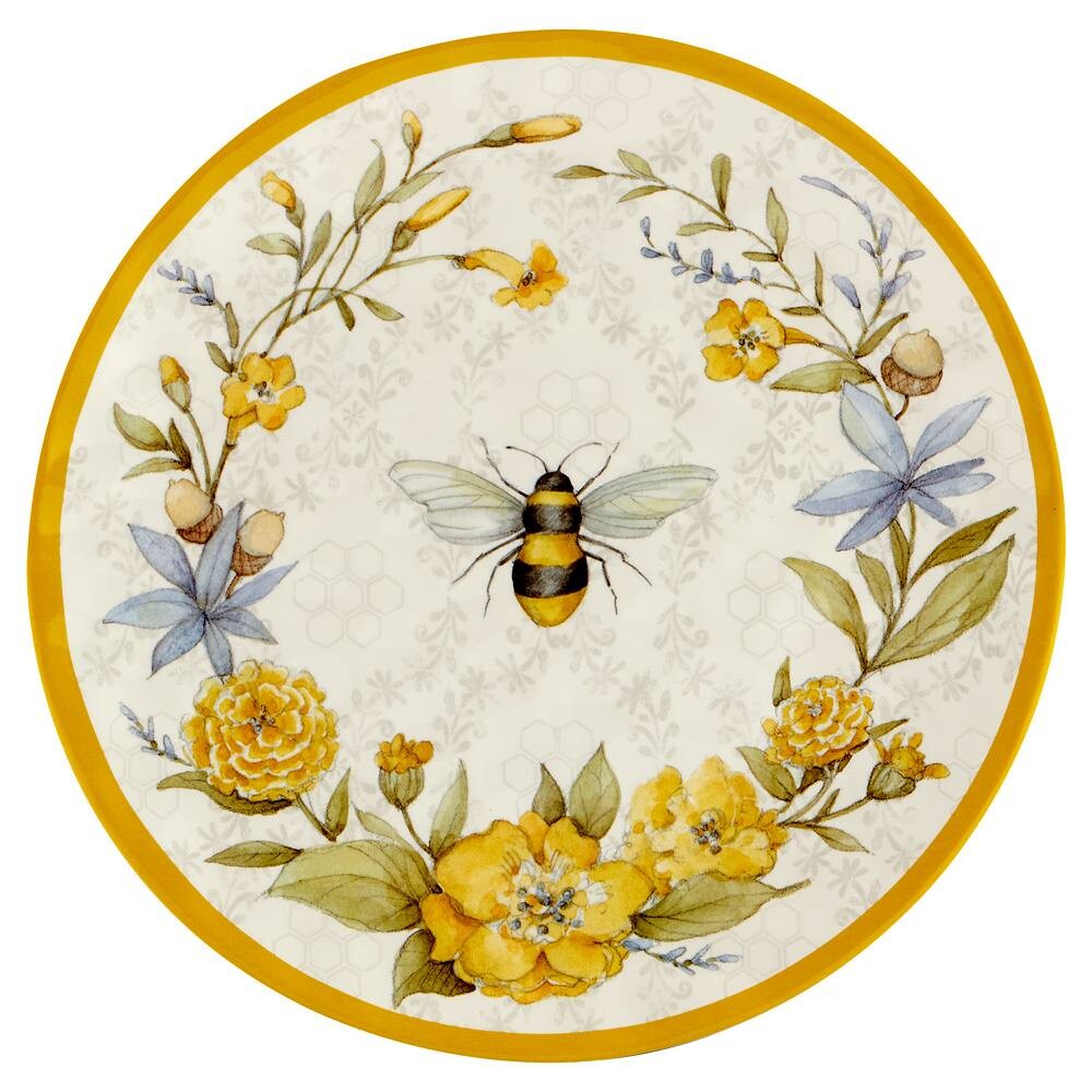 

Сертифицированный международный набор столовых тарелок Bee Sweet из 6 предметов Certified International, мультиколор