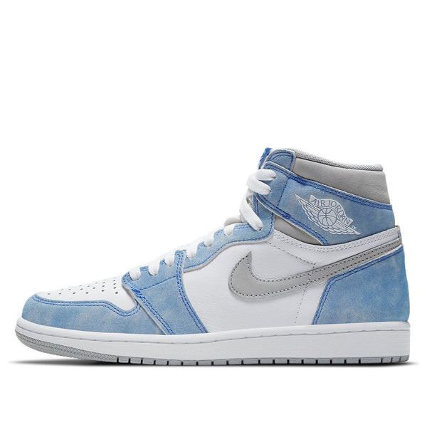 

Кроссовки 1 retro high og 'hyper royal light smoke grey' Air Jordan, синий