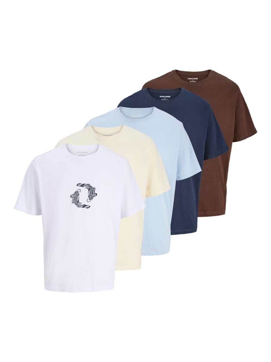 

Рубашка JACK & JONES JJWOLFIE, темно-синий/светло-синий