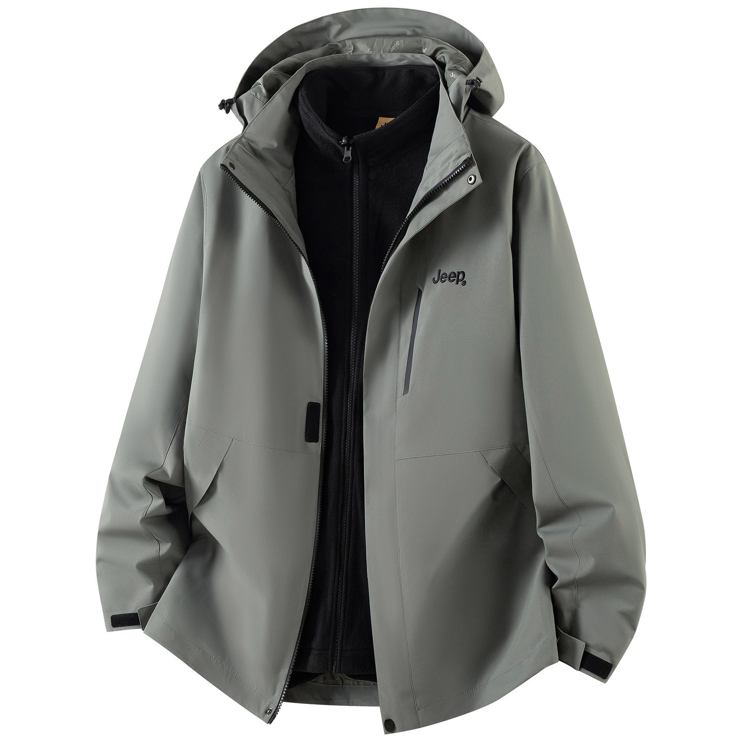 

Куртка Leisure Collection унисекс Jeep, темный серый (3-in-1)