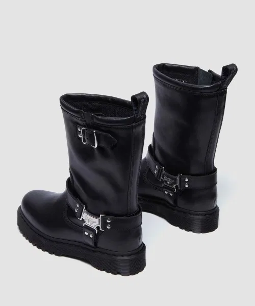Ботинки Dr. Martens ANISTONE HI RIGGER, кожа WANAMA, чёрный — фото 3