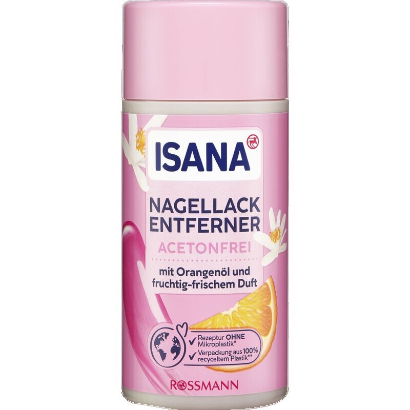 

Жидкость для снятия лака без ацетона ISANA, 125 ml