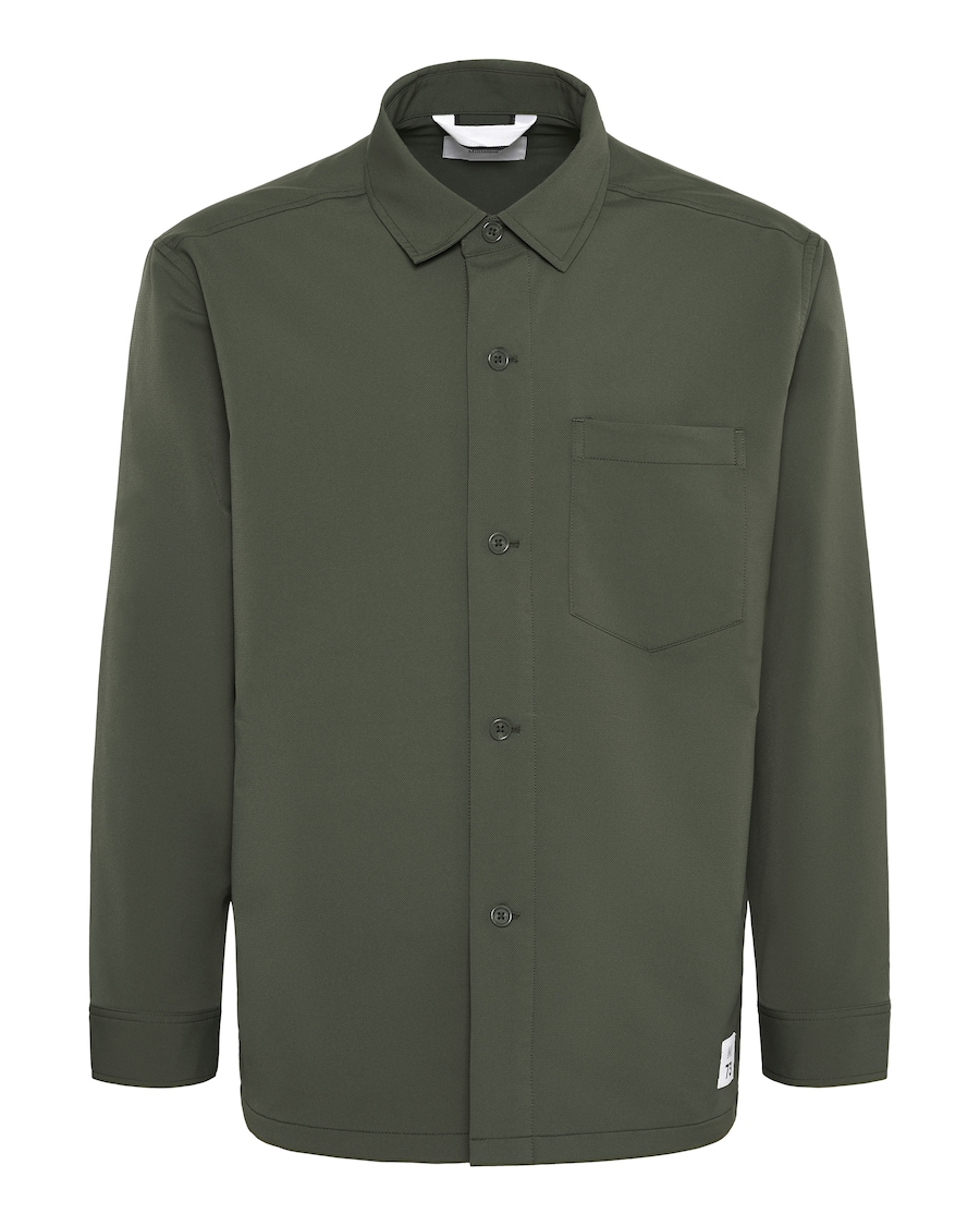 

Рубашка на пуговицах классического кроя Matinique Jorge 73, темно-зеленый