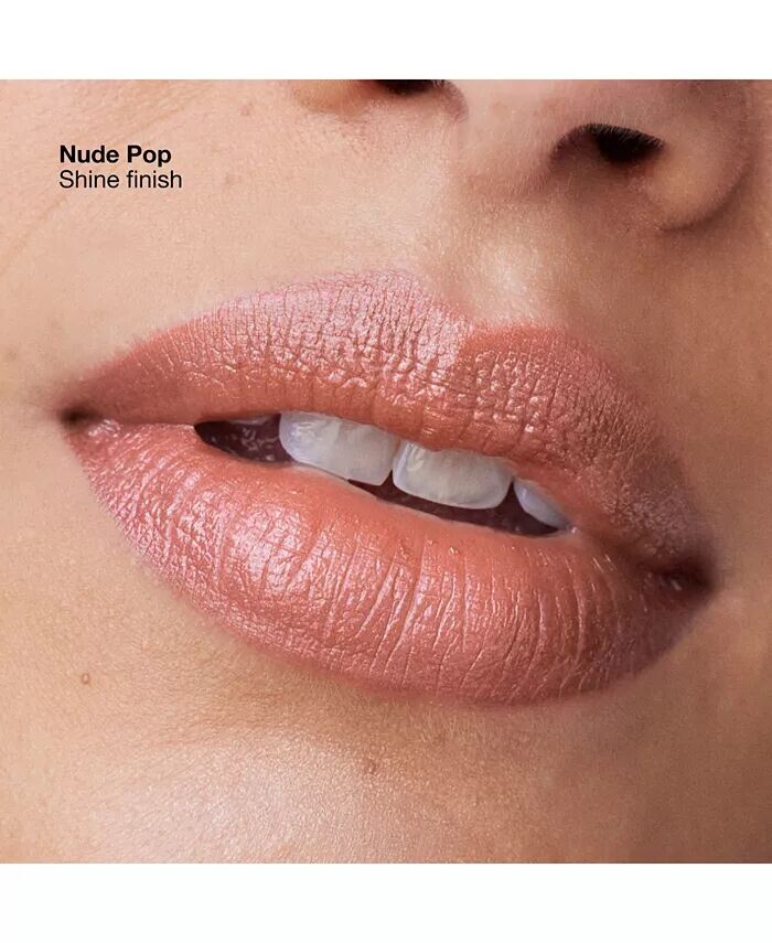 Губная помада Pop Longwear Shine, 0,14 унции Clinique, цвет Nude Pop — фото 3