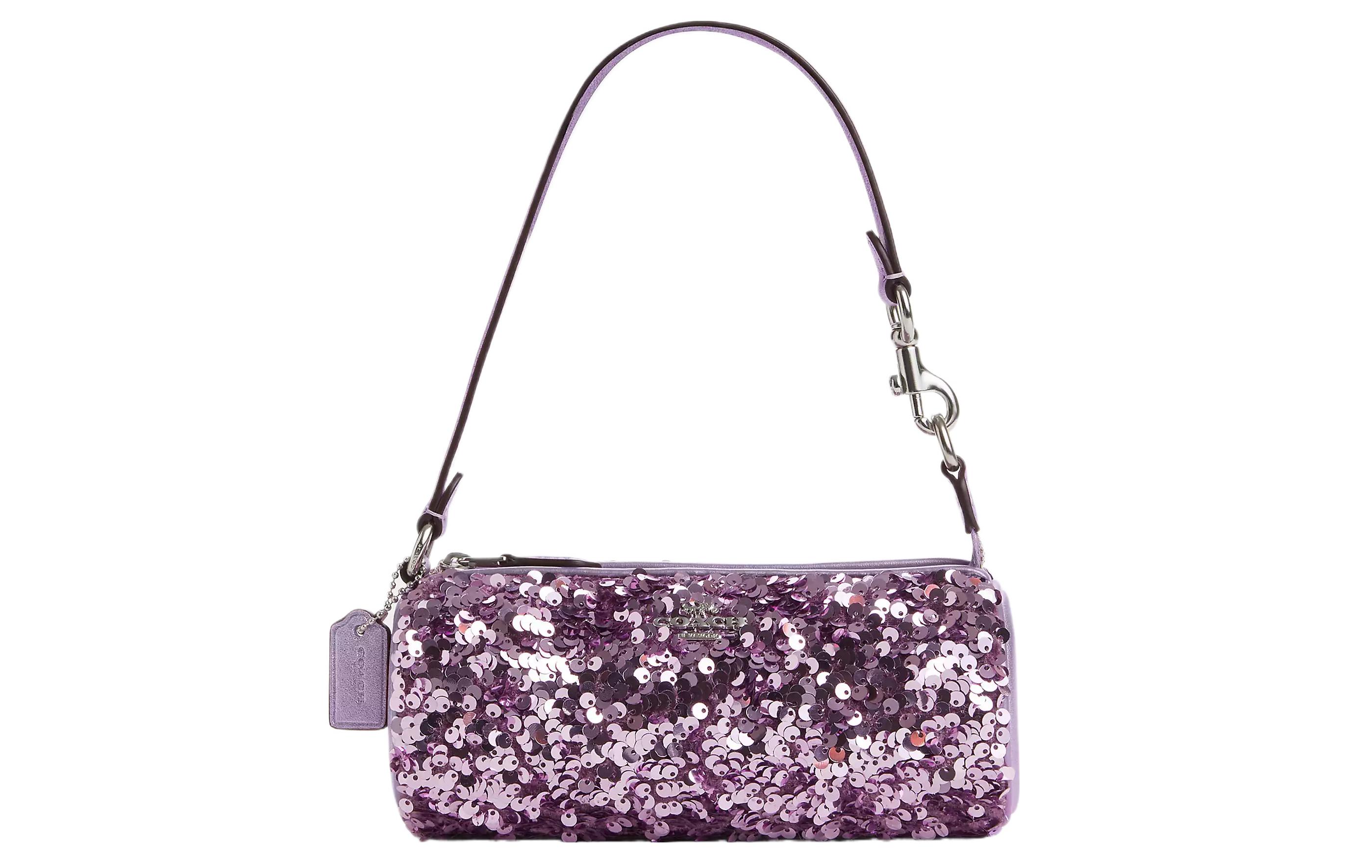 

Сумка через плечо Nolita Smooth Leather Patchwork Calfskin женская фиолетовая COACH