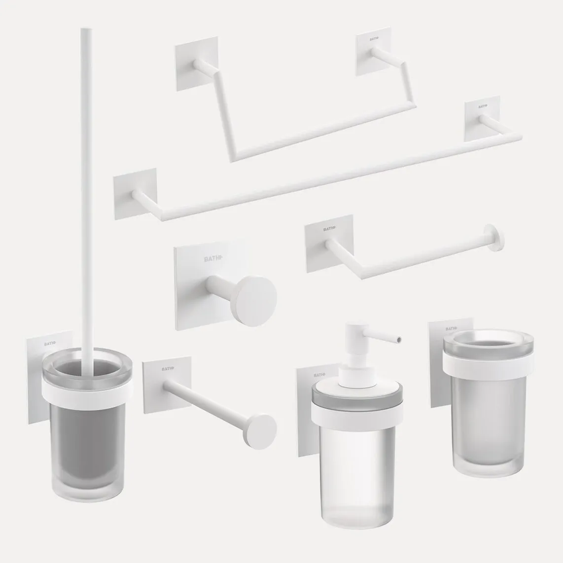 

Коллекция аксессуаров для ванной комнаты Stick Cosmic Matte White