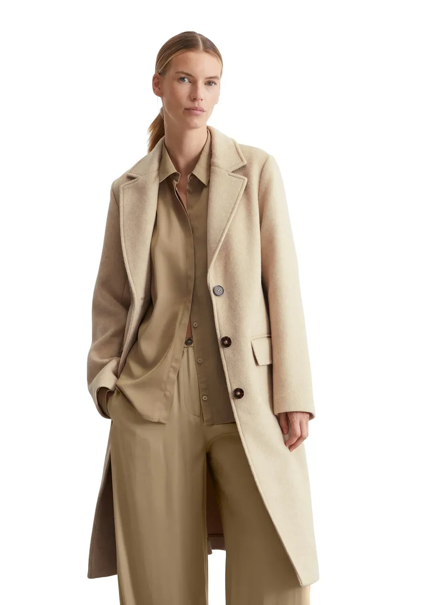 

Шерстяное пальто Marc O'Polo "из смесовой шерсти", коричневый