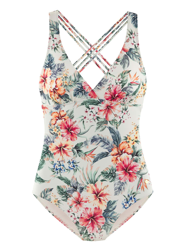 

Купальник LASCANA, цвет creme print