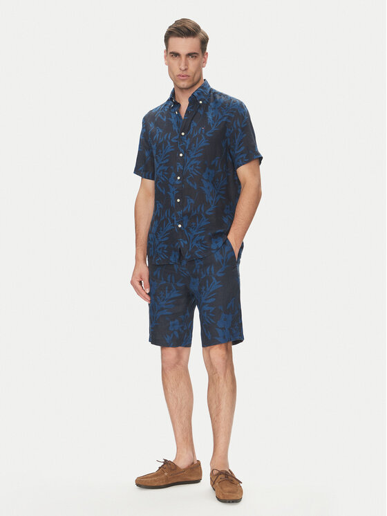 Рубашка обычного кроя Tropical MW0MW38586 Tommy Hilfiger, синий — фото 2