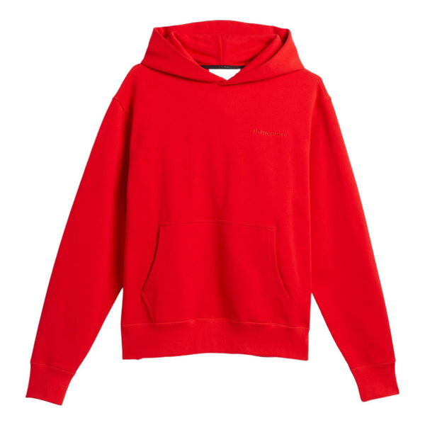 

Толстовка x pharrell humanrace small logo hoodie 'red' Adidas, мультиколор