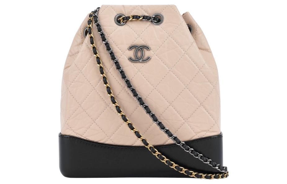 

Chanel Рюкзак Gabrielle из телячьей кожи, женский, бежевый/черный