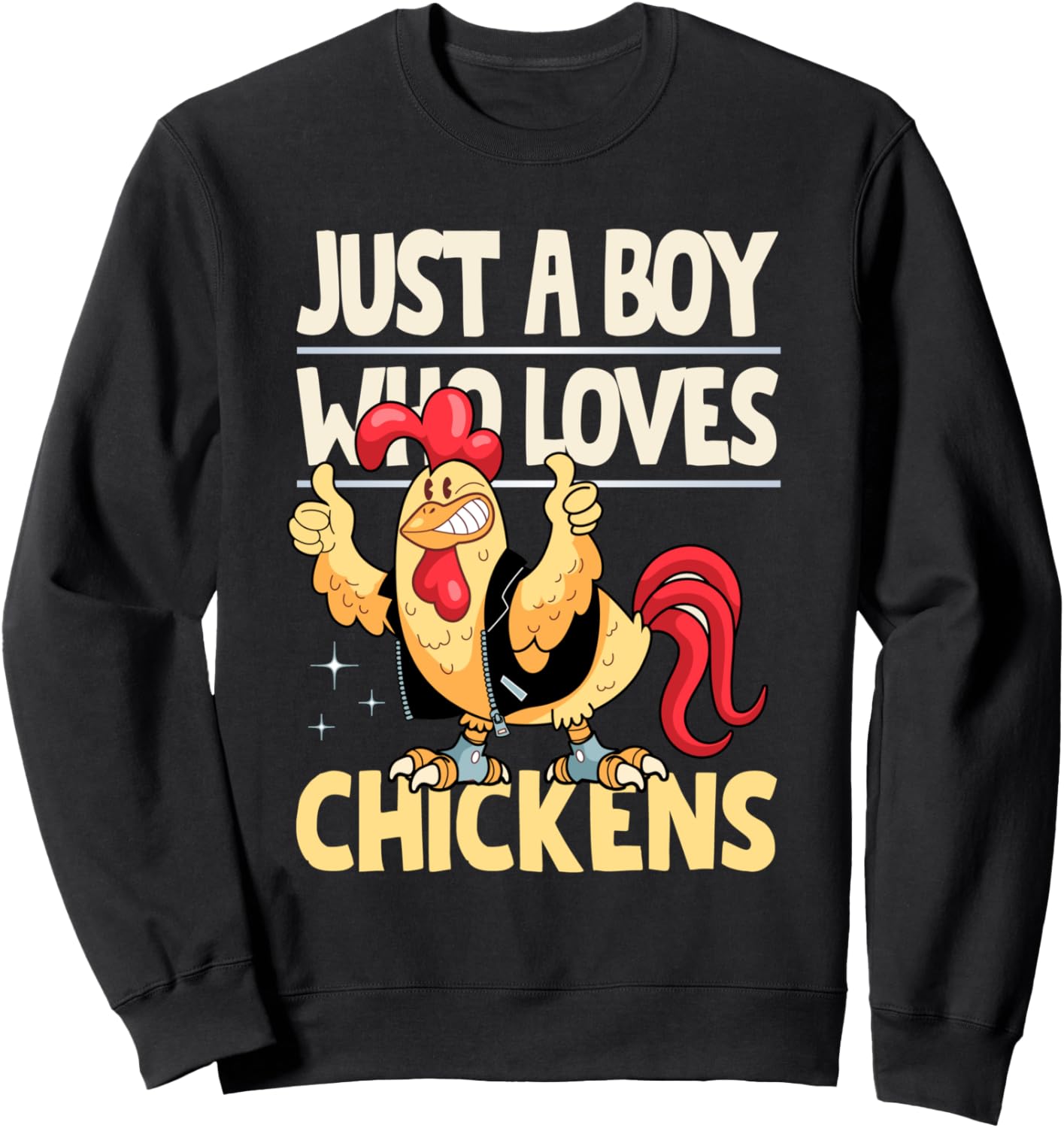 

Просто мальчик, который любит курицу. Толстовка для мальчиков и детей Funny Chicken Lover Farm Boy Kids Ideas, черный