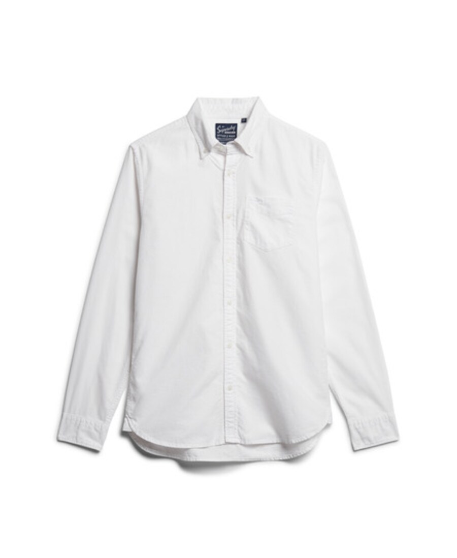 

Повседневная рубашка Superdry Regular fit Button Up Shirt, белый