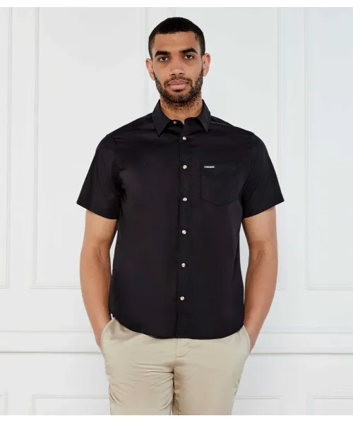 

Рубашка Classic fit Guess Jeans, черный