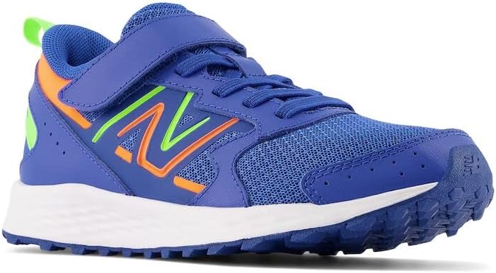 Кроссовки New Balance детские унисекс Fresh Foam 650 V1 с эластичными шнурками и верхней застежкой, зеленый — фото 4