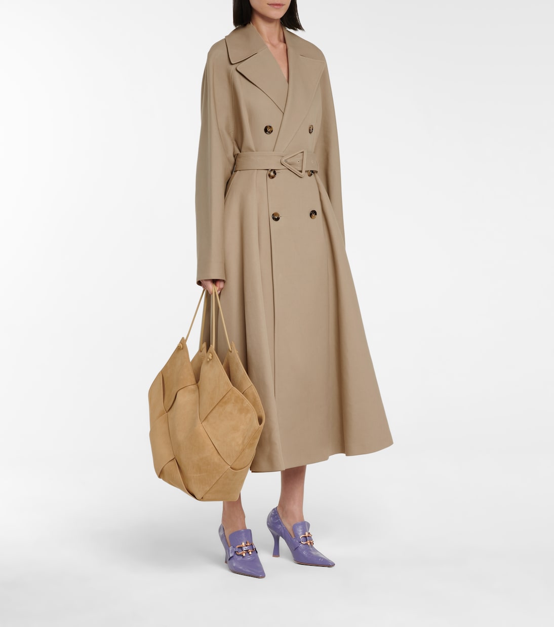 Туфли-лодочки Madame из кожи Bottega Veneta, Lavender — фото 2